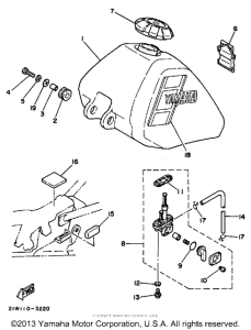 PW80K Топливный бак