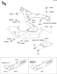 ZX400 Side cover / chain case(1 / 2)(zx400-l2)