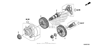 CTX1300 (ABS) Final gear