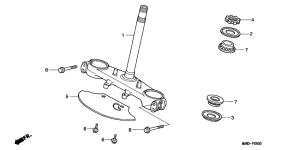NX650 Траверса нижняя