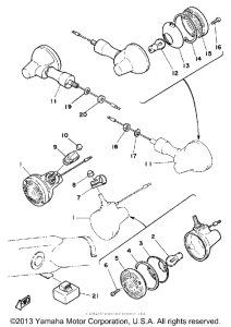 DT125H Поворотники