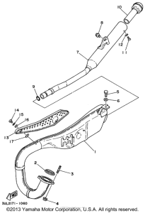 RT100L Выхлопная система