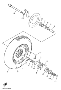 V-MAX12 Переднее колесо