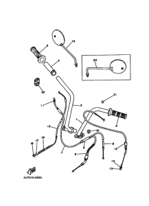 QB50 Рулевой рычаг кабель