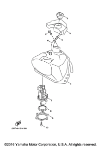 XC50G Топливный бак