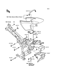 KL110 Рама ,крепежные детали