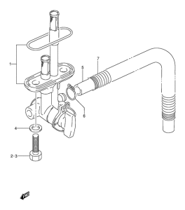 DR250 Топливный кран