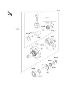 KL650 Коленвал