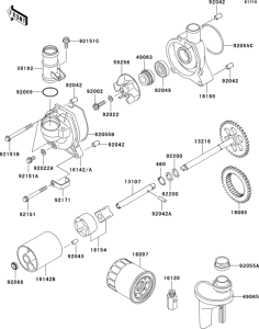 ZX1200 Масляный насос