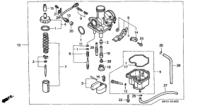 CLR125 Carburetor assy