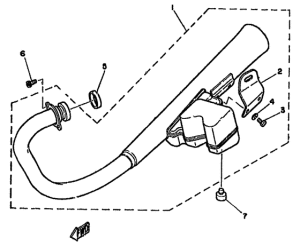 SR250 Выхлопная система