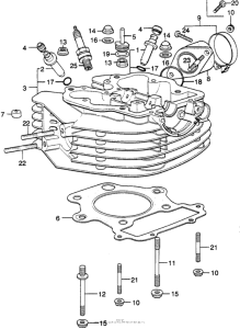 XL250 Головка цилиндров