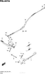 LS650 Подножка
