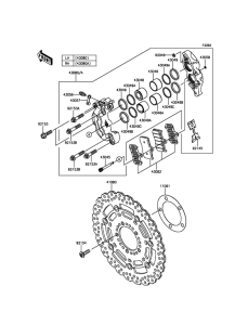 ZR800 Передний тормоз