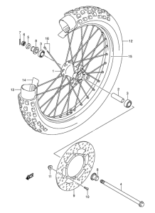 DR-Z125 Transom + tube