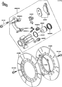 EX305 Передний тормоз