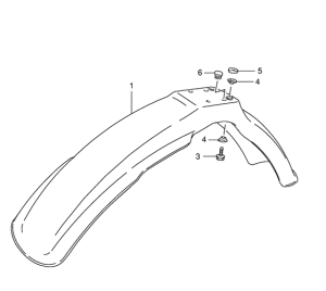 TS125 Переднее крыло