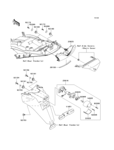 ZX1400 Фонарь