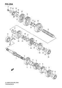 VL1500 Трансмиссия