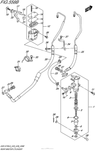 GSX-S750 Rear Master Cylinder (Gsx-S750Al5 E28)