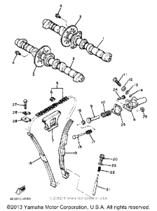 XJ550H Цепь механизма газораспределения