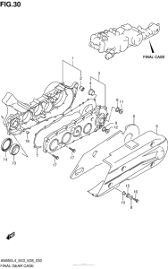 AN650Z Final Gear Case