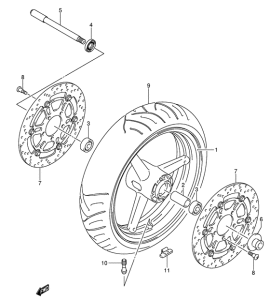 GSF650 (ABS) Transom + tube