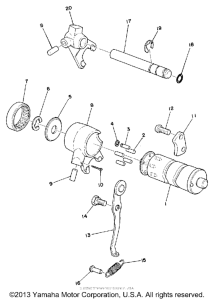 LB80IIHC Shift cam - fork