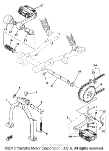 LB50PF Stand-crank pedal