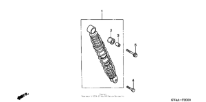 CH80 Задние амортизаторы