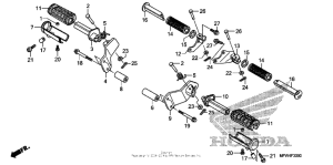 VT1300CS Подножки