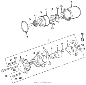 XL250 Масляный насос