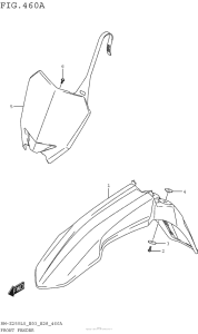 RM-Z250 Переднее крыло