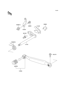 KL650 Переключатель передач