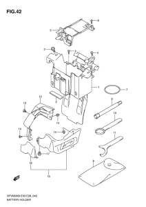 SFV650 Аккумулятор holder
