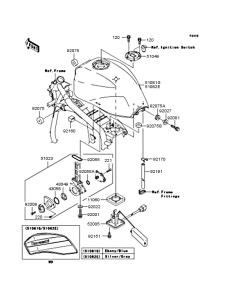 ZR1200 Топливный бак