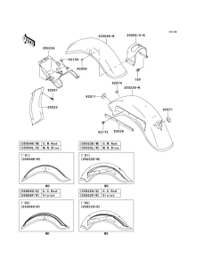 VN800 Fenders(1 / 4)(vn800-b6 / b7)