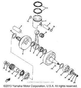 CT1 Коленвал и поршни
