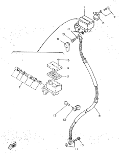 SR250 Bomba de freno