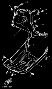 CW50RS Ветровое стекло