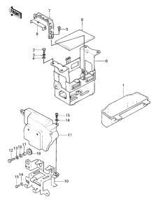 KZ750 Battery case / tool case