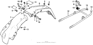 CJ360 Задний бампер