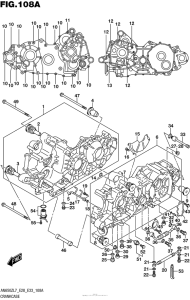 AN650Z Картер двигателя