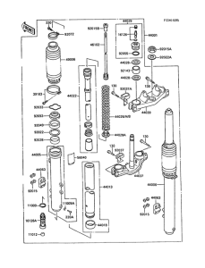 KX125 Front fork(1 / 2)