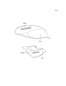 ER500 Наклейки
