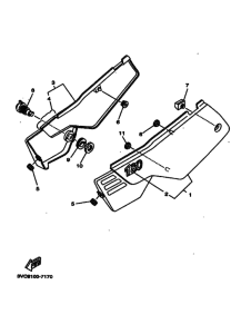 RT180 RT180K Боковая крышка