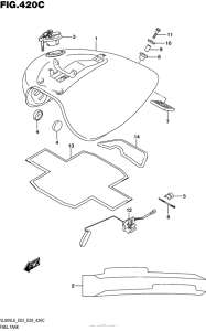 VL800T Fuel Tank (Vl800L6 E33)