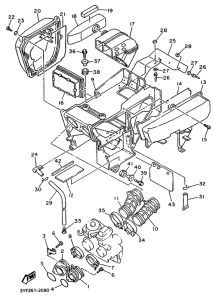 XTZ660 Впускная система