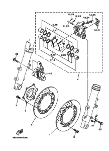 XP500 Передний суппорт