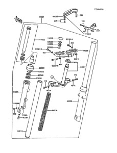 Z305 Передняя вилка